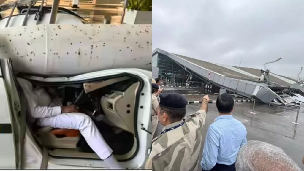 delhi airport roof fall airport collapse
