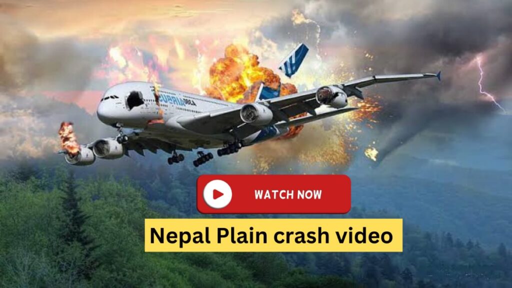 nepal plane crash video