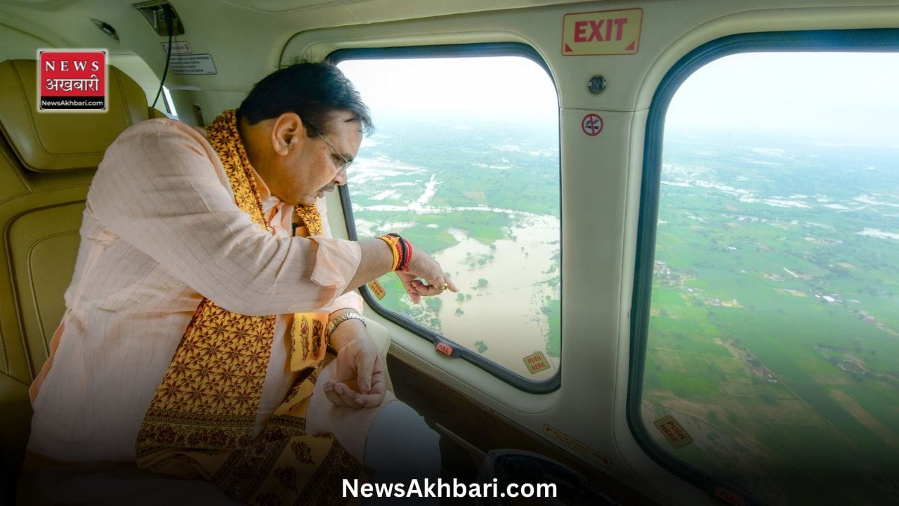 cm bhajanlal in helicopter